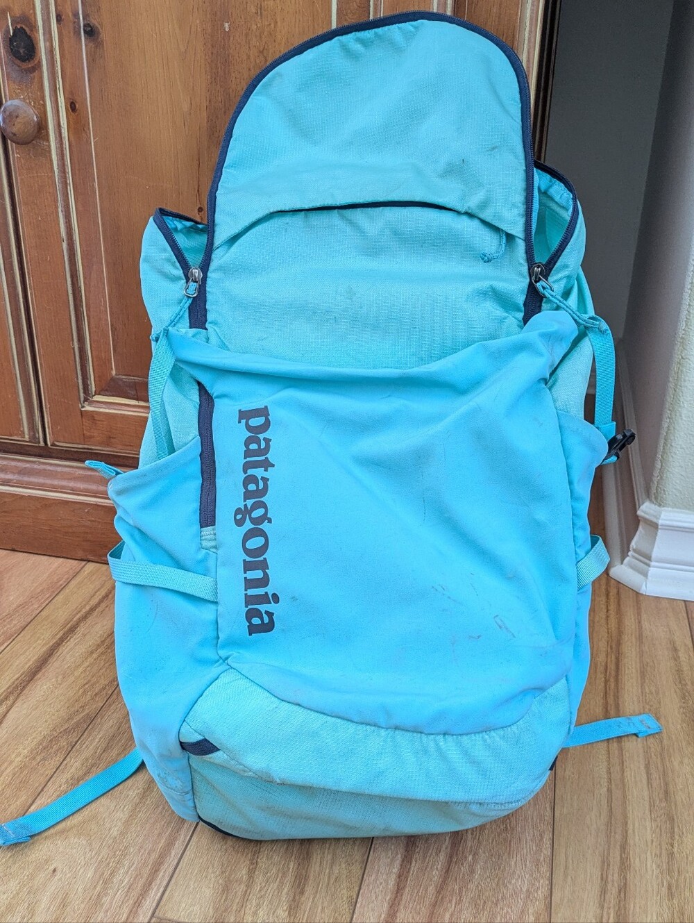 Patagonia Nine trails Bright Teal Daypack Backpack L/XL